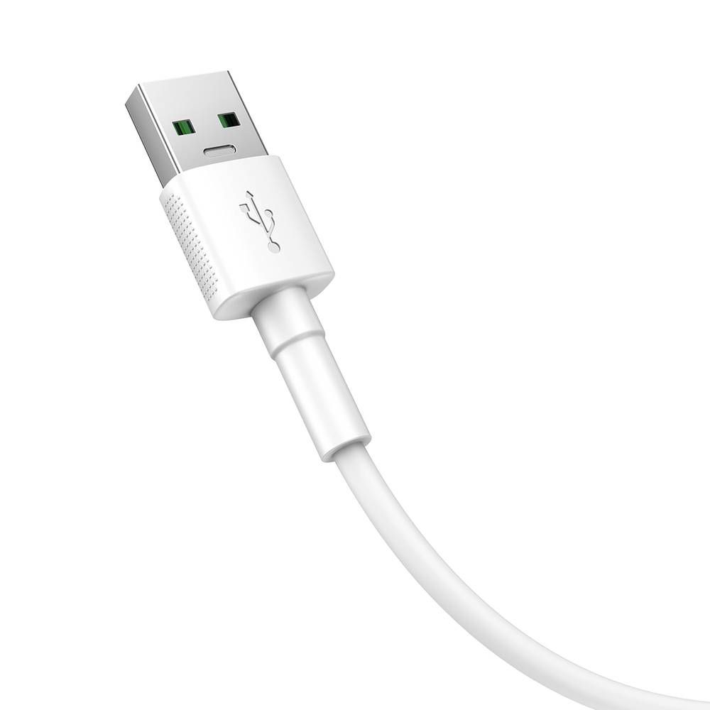 Baseus Mini White Cable USB For Micro 4A 1m белый — фото