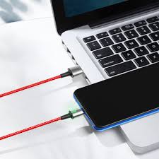 Baseus Zinc Magnetic Cable USB For Micro 1.5A 2m красный — фото