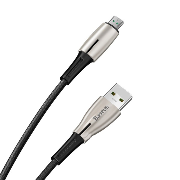 Baseus Waterdrop Cable USB For Micro 4A 0.5m черный — фото
