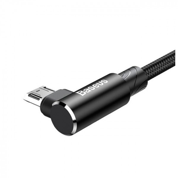 Baseus MVP Elbow Type Cable USB For Micro 2A 1M черный — фото