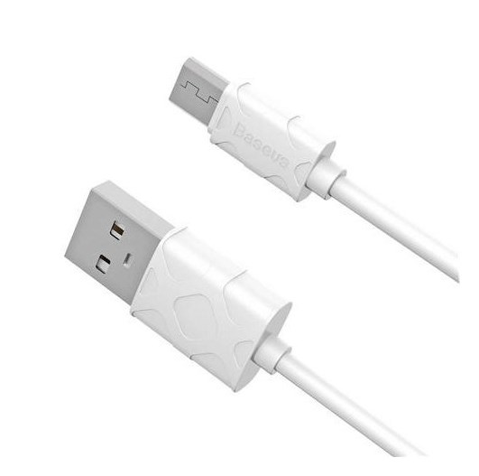 Baseus Yaven Lightning Cable For Micro 1M белый — фото