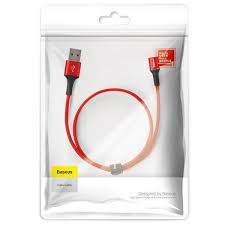Baseus halo data cable USB For Type-C 3A 1M красный — фото