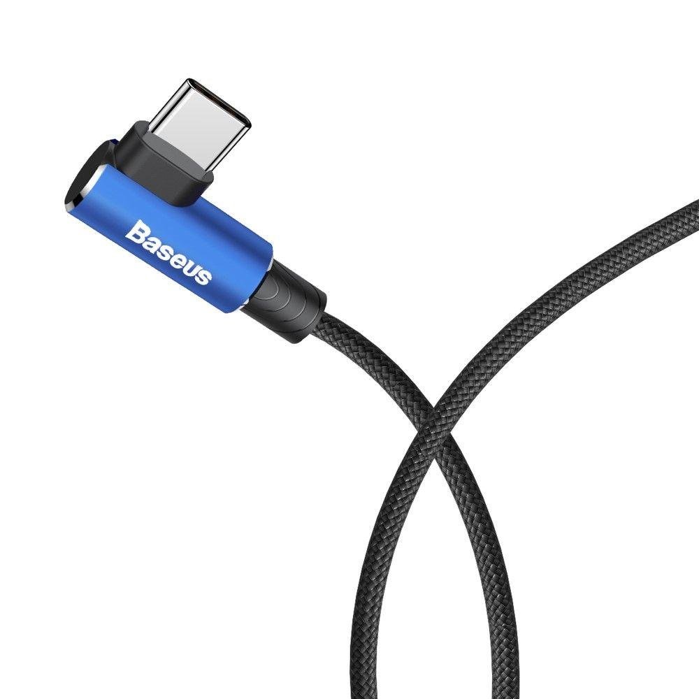 Baseus MVP Elbow Type Cable USB For Type-C 1,5A 2M Синий CATMVP-B03 — фото
