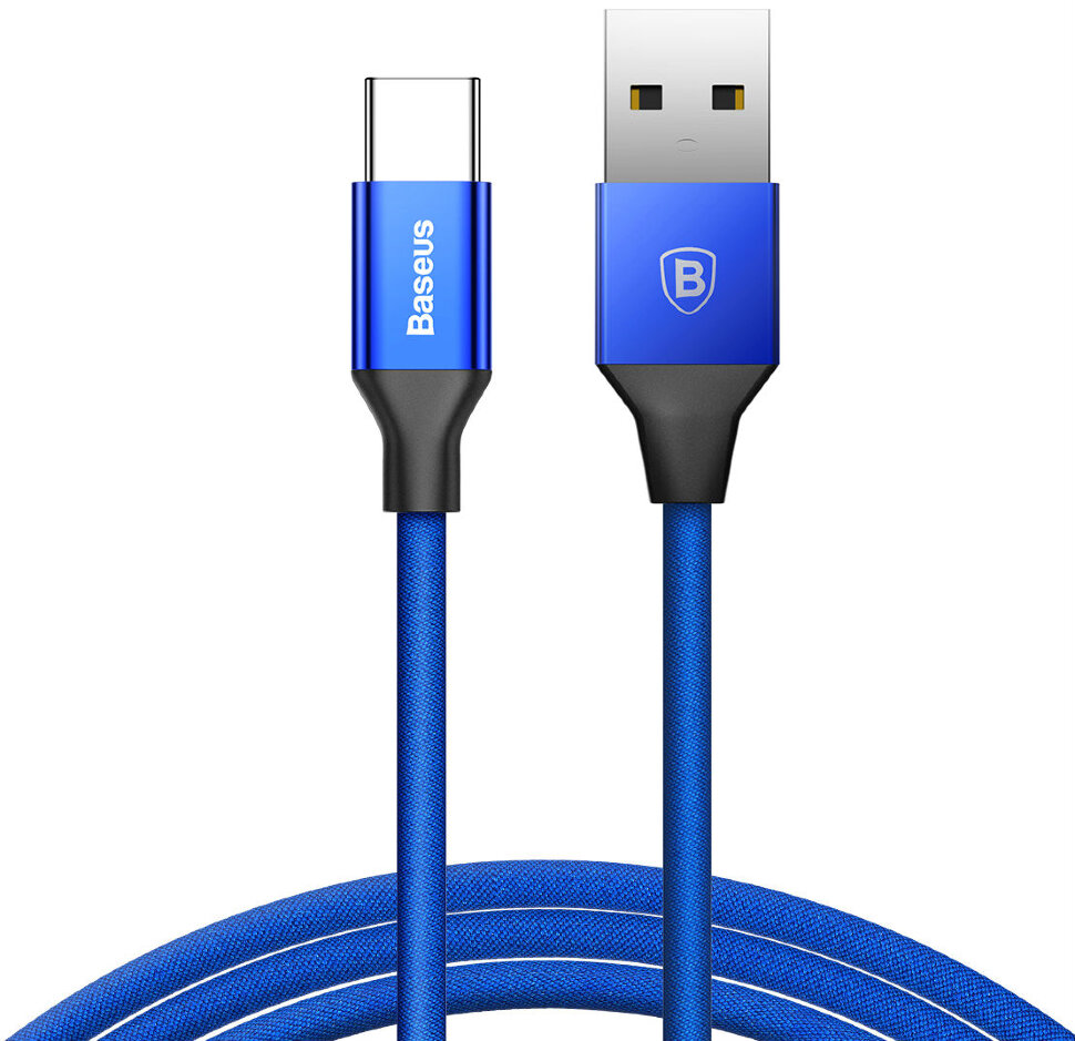 Baseus Yiven Cable For Type-c 3A 1.2M Синий CATYW-03 — фото