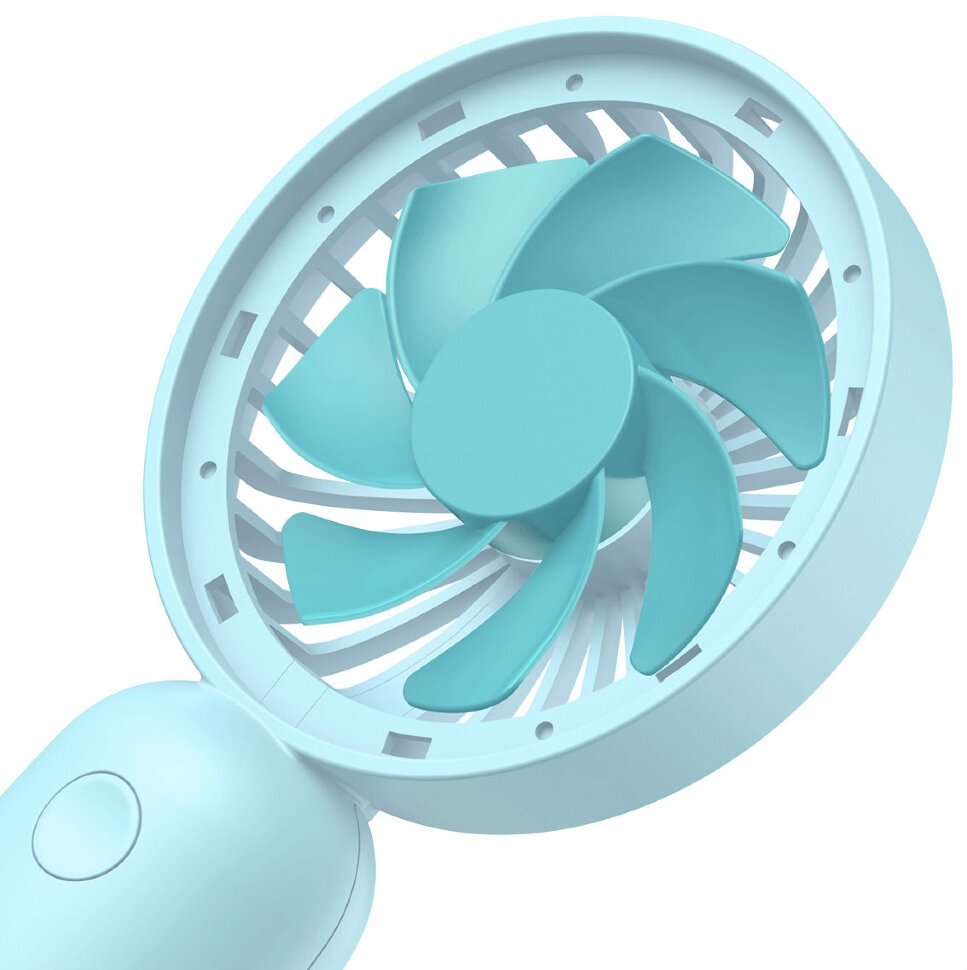Baseus Firefly mini fan ручной вентилятор, синий — фото
