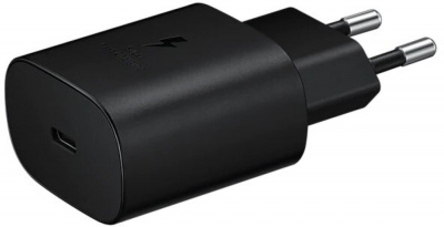 Сетевое зарядное устройство Samsung EP-TA800, 25Вт черный — фото