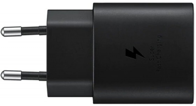 Сетевое зарядное устройство Samsung EP-TA800, 25Вт черный — фото