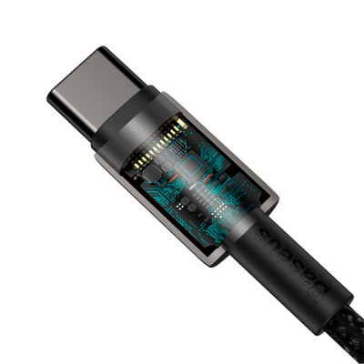 Кабель Baseus Tungsten Gold Fast Charging Data Cable 100W — фото