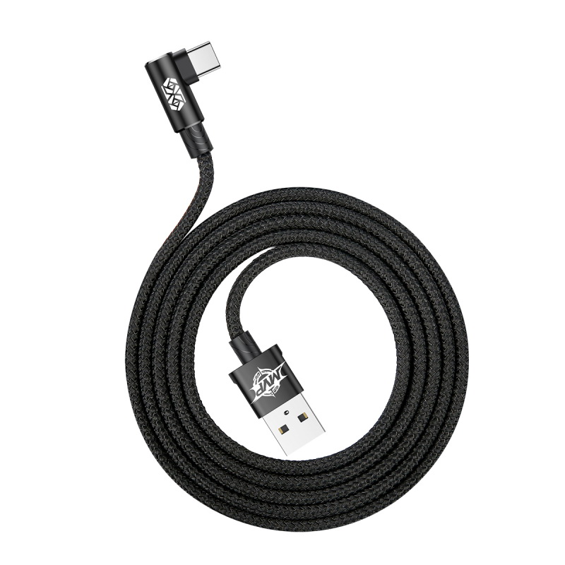 Baseus MVP Elbow Type Cable USB For Type-C 2A 1M Черный CATMVP-A01