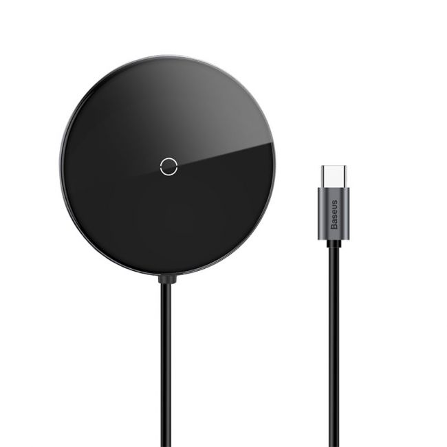 Baseus Circular Mirror Wireless Charger HUB (TYPE-C to USB 3.0*1+USB2.0*3/TYPE-C PD) Темно-серый WXJMY-0G