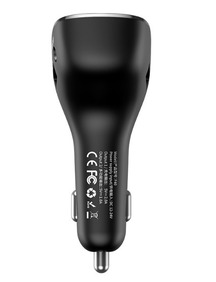 Baseus Streamer F40 AUX wireless MP3 car charger Черное