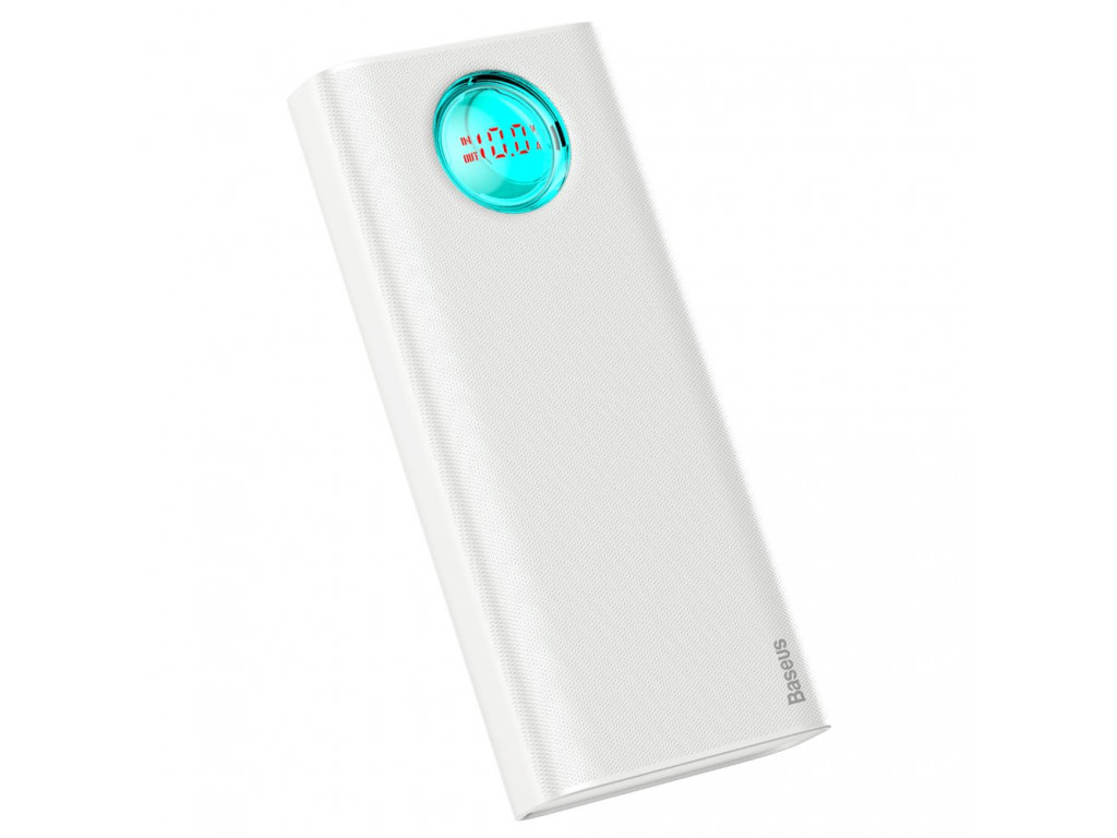 Baseus Amblight PD3.0 Quick charge портативное зарядное устройство 20000mAh Белый