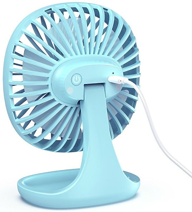 Baseus Pudding-Shaped Fan настольный вентилятор, синий