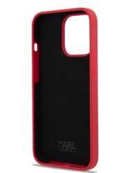 Karl Lagerfeld / Lagerfeld для iPhone 13 Pro чехол Liquid silicone Choupette Hard Black