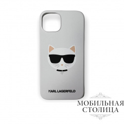 Karl Lagerfeld / Lagerfeld для iPhone 13 чехол Liquid silicone Choupette Hard
